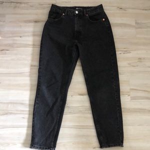 Zara Mom Jeans -black